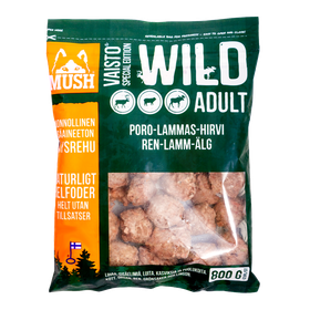 Mush Vaisto Wild, poro-lammas-hirvi 800 g