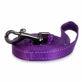 Dogman nylontalutin 10 mm x 180 cm, liila heijastin punoksella