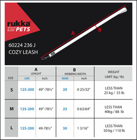 Rukka Cozy talutin L, tummansininen 