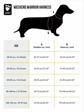 Hurtta Venture No-Pull Harn 45-60 cm, ruoste