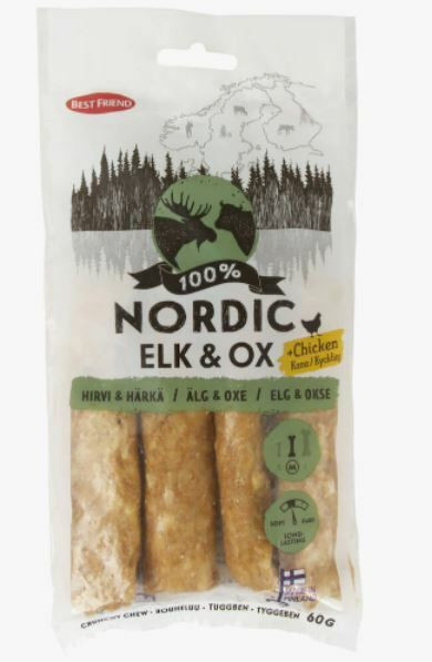 Best Friend Nordic Hirvi & Härkä +Kana -rouheluu 4 kpl
