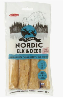 Best Friend Nordic Hirvi & Riista Hypoallergenic -rouheluu 4 kpl
