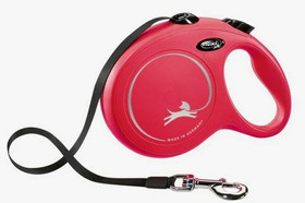 Flexi New Classic, nauha, L/50 kg, 8 m, punainen