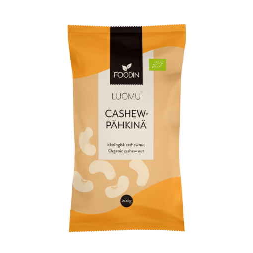 Foodin Cashewpähkinä, luomu 200 g