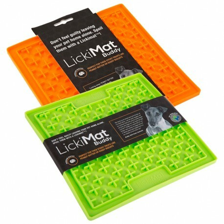 LickiMat Buddy nuolumatto, 20 x 20 cm, oranssi