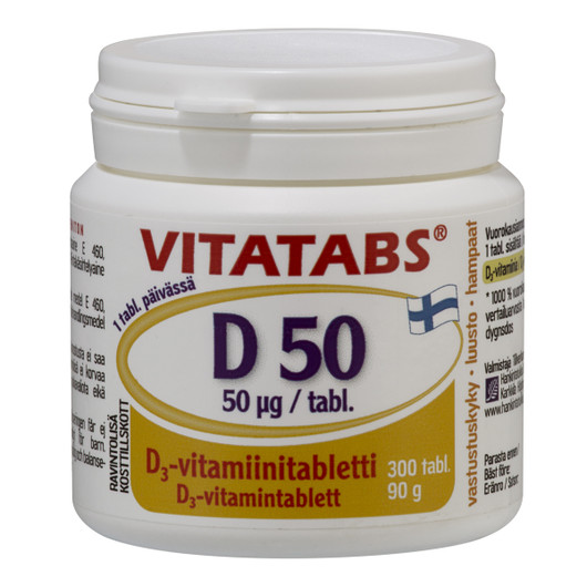 Vitatabs D 50 300 tabl