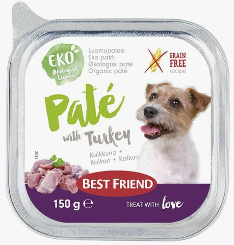 Best Friend kalkkunapatee, luomu 150 g