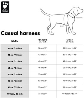 Hurtta Casual valjas koko 70 cm, kaneli