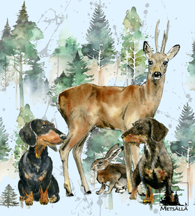 Pellavakäsipyyhe, mäyräkoira