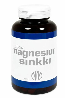 Natura Media Magnesium-Sinkki 120 kaps