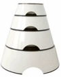 Racinel Comfort KAIA ruokakuppi 350 ml, luonnonvalkoinen