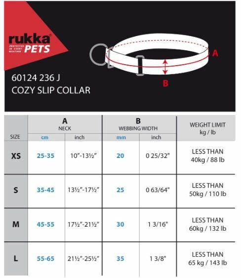 Rukka Cozy puolikiristävä kaulapanta xs, punainen