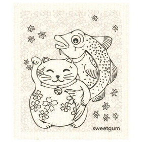 Tiskirätti, kissa ja kala