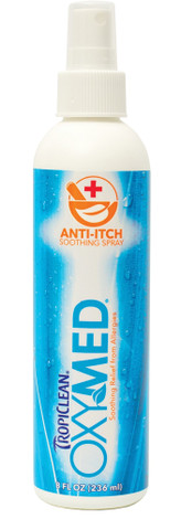 Tropiclean Oxymed Anti-itch Medicated Spray ihoa rauhoittava suihke 236 ml