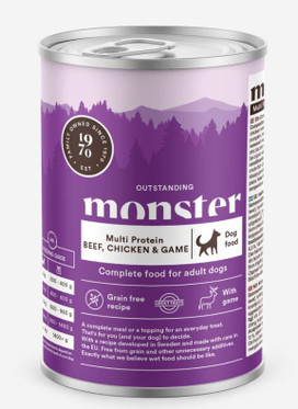 Monster Multi Protein Beef, Chicken & Game 400 g