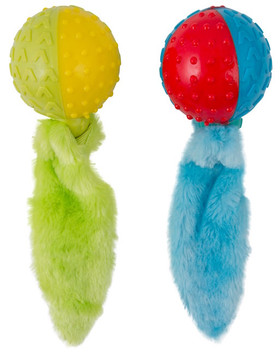 Best Friend Fireball kumipallo hännällä, kelta-vihreä