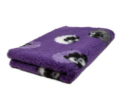 Foxy Fur -makuualusta 50x75 cm, violetti, lammas