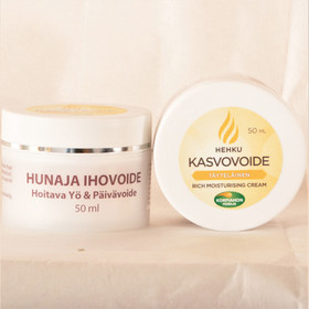 Korpiahon Hunaja Hehku kasvovoide, täyteläinen 5 ml