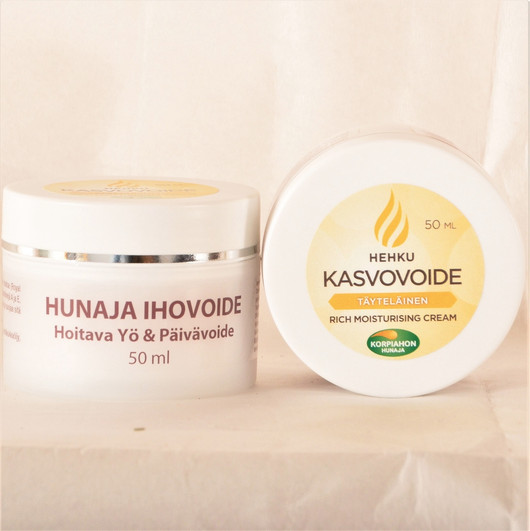 Korpiahon Hunaja Hehku kasvovoide, täyteläinen 5 ml