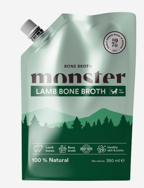 Monster Dog Bone Broth Lamb, luuliemi 1 l