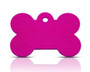Nimilaatta, luu 30x16 mm, pinkki, kaiverrus molemmille puolille