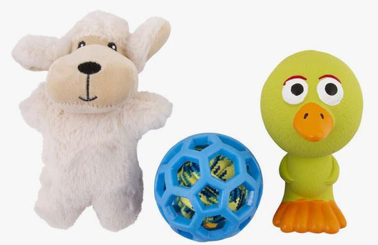 Best Friend Ozzy pehmolelu, kumipallo, jonka sisällä narupallo