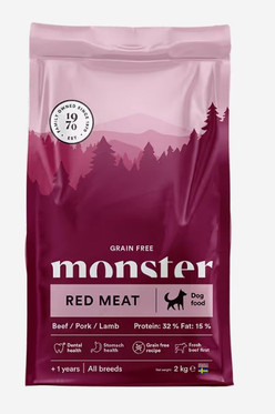 Monster Dog Grain Free Adult Red Meat 2 kg
