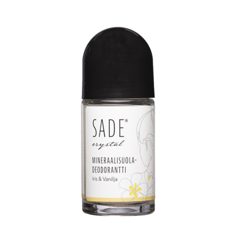 Sade Crystal roll-on mineraalisuola-deodorantti Iris & Vanilja 50 ml