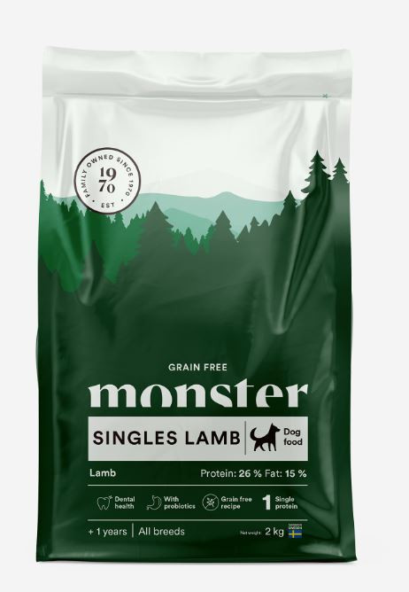 Monster Grain Free Singles Lamb 17 kg