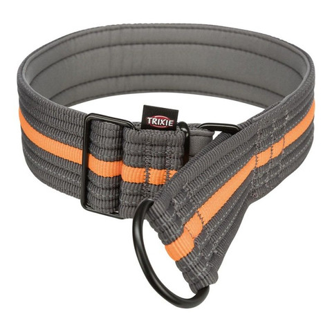 Trixie Fusion 1/2-kiristävä panta 45 mmx38-48 cm, harmaa-oranssi
