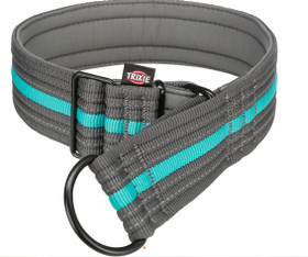 Trixie Fusion 1/2-kiristävä panta 35 mmx28-38 cm, harmaa-minttu