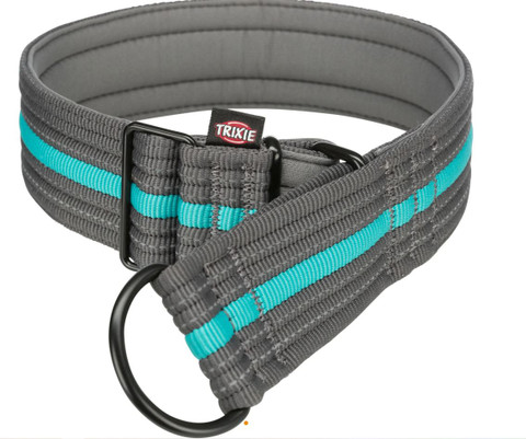 Trixie Fusion 1/2-kiristävä panta 50 mmx48-58 cm, harmaa-minttu