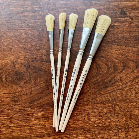 Glue brush, flat, size 10