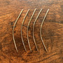Bent needle, size #1-3 leather needle