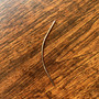 Bent needle, size #18 bookbinding needle