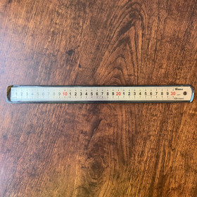Metal Ruler, 30 cm