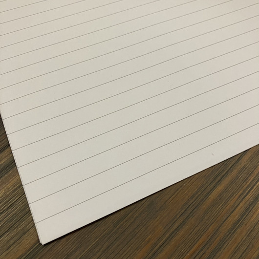 A4 size paper with lines, 50 sheets