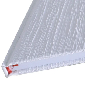 Crinkle bookbinding cloth, white