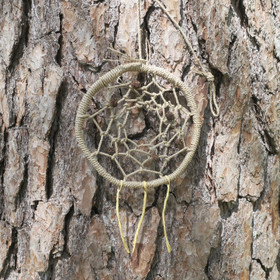 Unisieppari narua ja käpyjä 17cm pellavan värinen