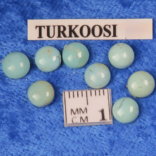 Kapussi turkoosi aito 6mm 