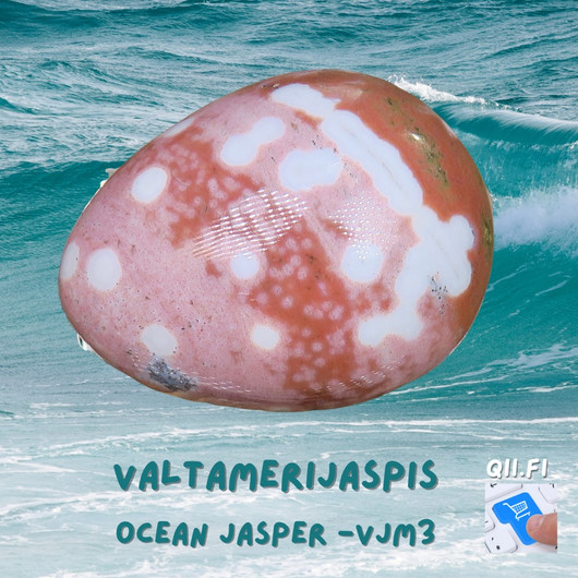  Kivimuna valtamerijaspis n.35mm muna. Valitse nro VJM 1-4 