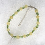 Rannekoru vihreä peridootti ja keltainen kalsiitti 18-23cm Olive5