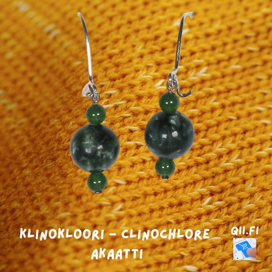 Korvakorut klinokloori ja akaatit 383. 16ko8