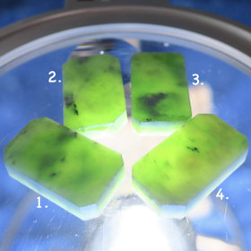 Nefriitti kapussiaihio tummanvihreä nro 1-12 valitse