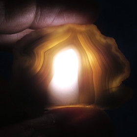 Akaattisiivu 19g 45x35x9mm natural. Brasilia Hi131c 