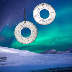 Hopeakorvakorut shamaanirumpu 925-hopeaa