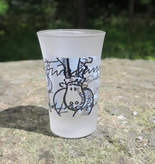 Shottilasi Timantti-poro huurrettu Swarovski