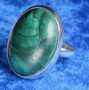 Hopeasormus  malakiitti 19mm sor3