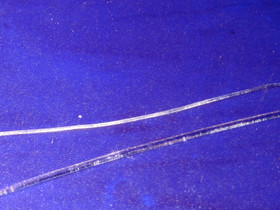 Silikoninauha 0,5mm x 1m väritön, kestävä, metritavaraa