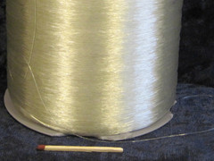 Silikoninauha 0,5mm x 1m väritön, kestävä, metritavaraa